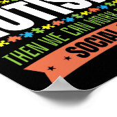 Poster Autisme Fils Enfant Fille Continuer à Guérir Mon (Coin)