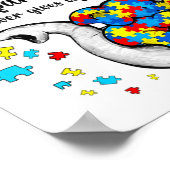 Poster Autisme Maman Chemise Femmes Sensibilisation sur l (Coin)