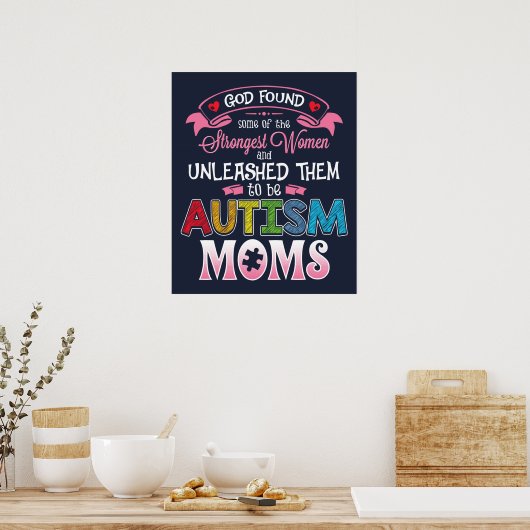 Poster Autisme Moms (Cuisine)