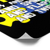 Poster Autisme Rocks Rouleaux Flaps Et Twils (Coin)