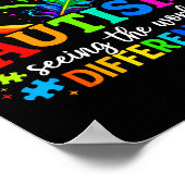 Poster Autisme voir le monde différemment autisme (Coin)