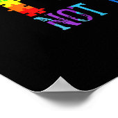 Poster Autiste |Voir La Table Pas La Tortue Étiquette Puz (Coin)