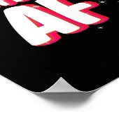 Poster Autistic Af _ Sensibilisation sur l'autisme (Coin)