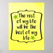 Poster Auto-amélioration Stimuler la confiance Citation (Devant)