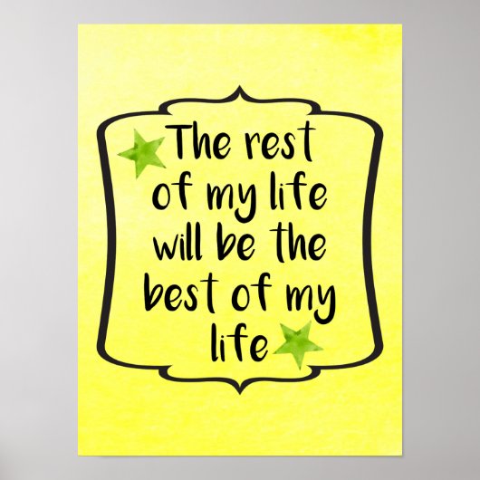 Poster Auto-amélioration Stimuler la confiance Citation (Devant)