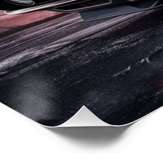 Poster Auto Drapeaux (Coin)