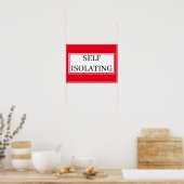 Poster - AUTO-ISOLATION (Cuisine)