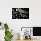 Poster auto-motor/afdruk (Thuiskantoor)