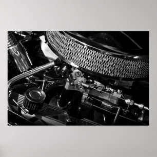 Poster auto-motor/afdruk