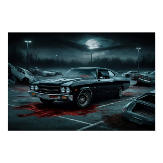 Poster Auto Noir 12 (Devant)