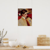 Poster Auto-portrait dans le profil (Cuisine)