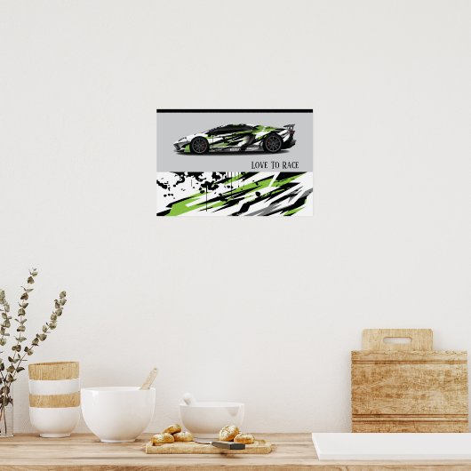 Poster Auto Racing (Cuisine)