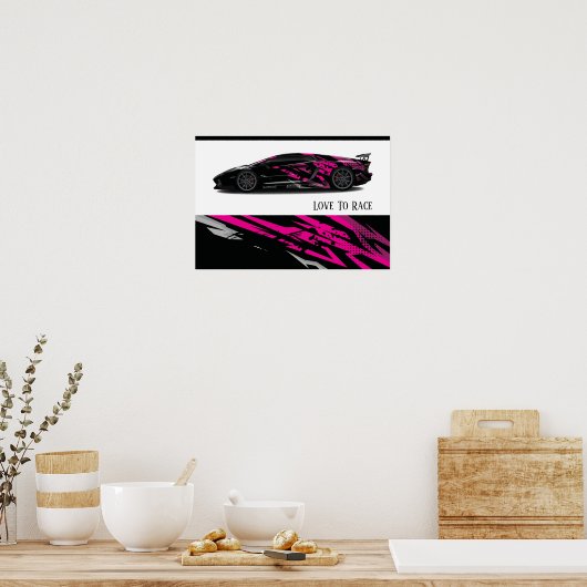 Poster Auto Racing (Cuisine)