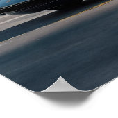 Poster Auto Wow ! Voiture futuriste (Coin)