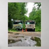 Poster Autobus de l'ancienne école (Devant)