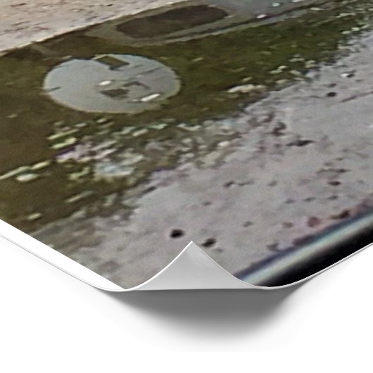 Poster Autobus de l'ancienne école (Coin)