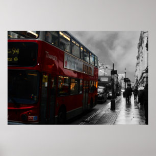 Poster Autobus de Londres