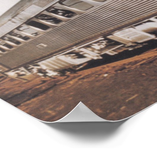 Poster Autocar électrique Silverliner de Pennsylvanie (Coin)