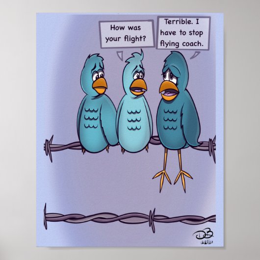 Poster Autocar volant (Devant)