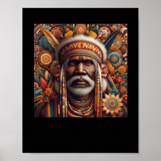 Poster Autocollant aborigène australien (Devant)