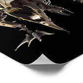 Poster Autocollant Crabe Robot (Coin)