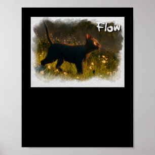 Poster Autocollant de film d'animation Cat Flow1