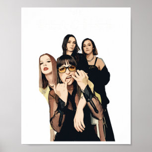 Poster Autocollant de l'œuvre d'art du groupe The Beache