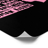 Poster Autocollant droit pour femmes (Coin)