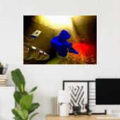 Poster Autocondamnation (mixte-7) (Bureau à domicile)