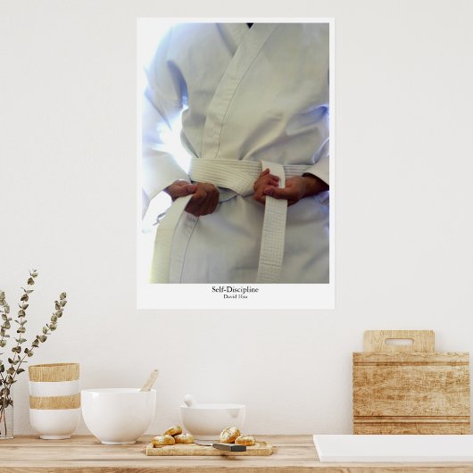 Poster Autodiscipline (Cuisine)