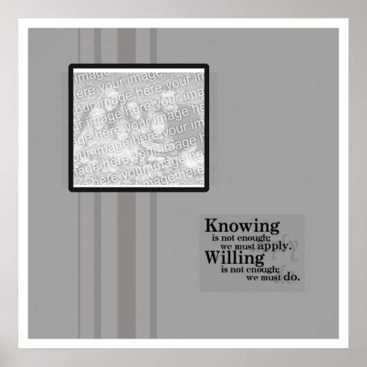 Poster autographe avec devis (Devant)