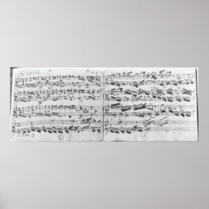 Poster Autographe de la partita 'Sei gegruesset