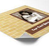 Poster autographe photo de brique (Coin)