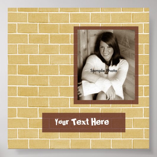 Poster autographe photo de brique (Devant)