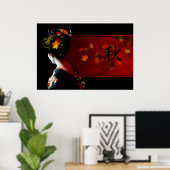Poster Automne (Bureau à domicile)