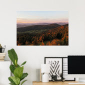 Poster Automne à Beskids Pologne (Bureau à domicile)