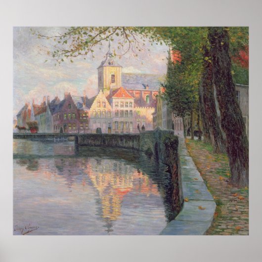 Poster Automne à Bruges (Devant)