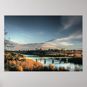 Poster Automne à Edmonton