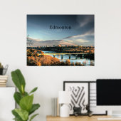 Poster Automne à Edmonton, (Bureau à domicile)