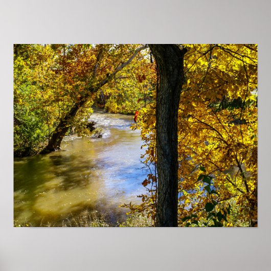 Poster Automne À James River Bend (Devant)