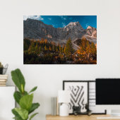 Poster Automne à la montagne (Bureau à domicile)