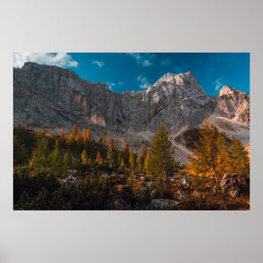 Poster Automne à la montagne (Devant)