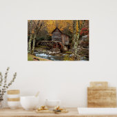 Poster Automne À L'Impression Grist Mill (Cuisine)