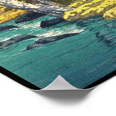 Poster Automne à Oirase Hasui Kawase paysage shin hanga (Coin)