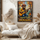 Poster Automne Acoustique : Bear's Rustic Strums