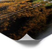 Poster Automne Arbres Flam Aurpayfjord Norvège (Coin)