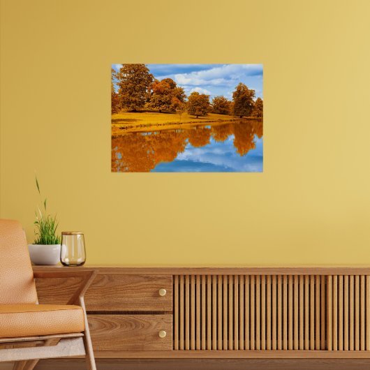 Poster Automne au bord du lac (Salon 2)