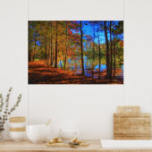 Poster Automne au lac (Cuisine)