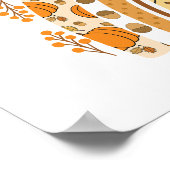 Poster Automne/Automne Arc en arc-en-ciel (Coin)