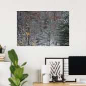Poster Automne avant l'hiver (Bureau à domicile)